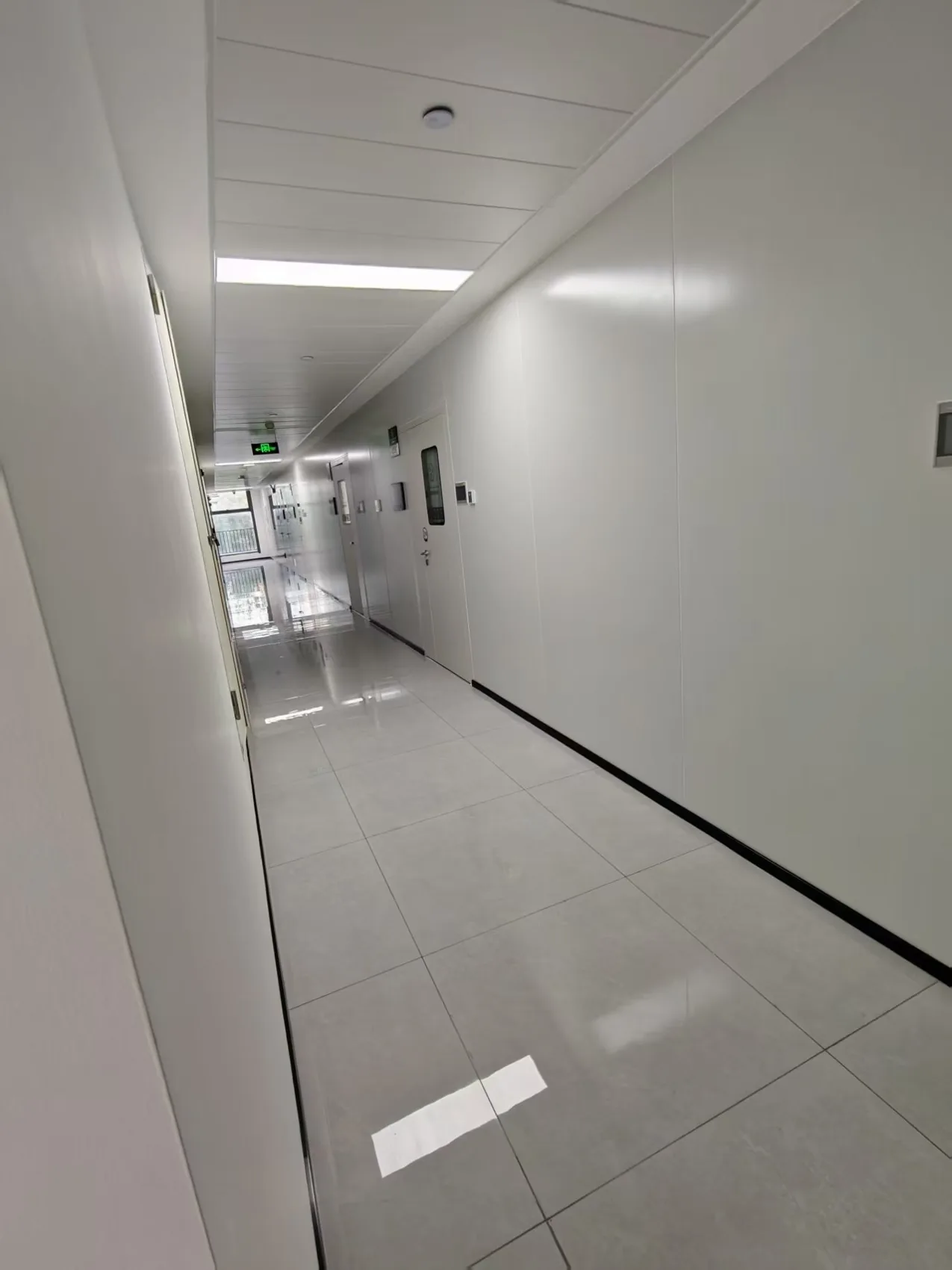 Facility corridor photo supplied by the team